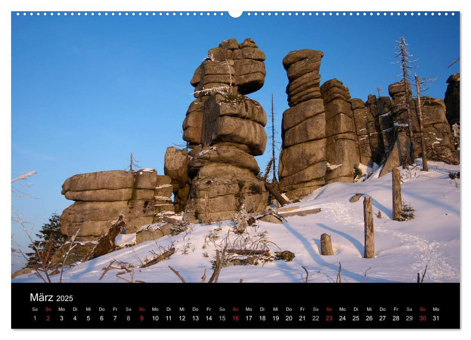 Bayerischer Wald - der Osten Bayerns (CALVENDO Premium Wandkalender 2025)