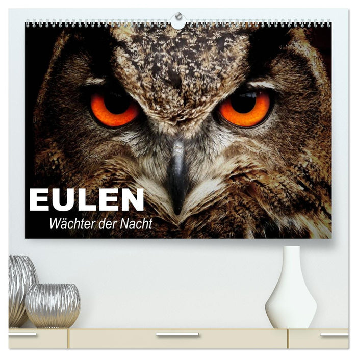 Eulen. Wächter der Nacht (CALVENDO Premium Wandkalender 2025)