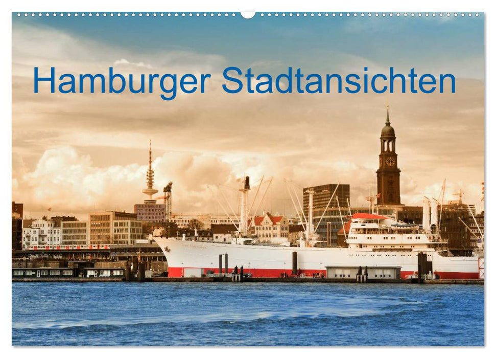 Hamburger Stadtansichten (CALVENDO Wandkalender 2025)