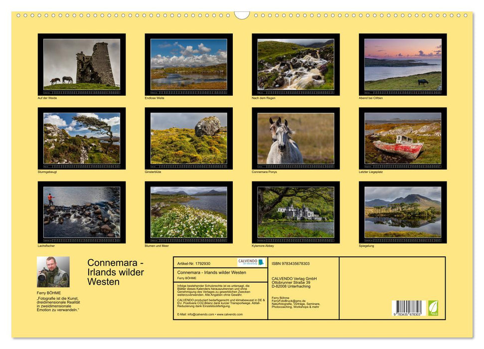 Connemara - Irlands wilder Westen (CALVENDO Wandkalender 2025)