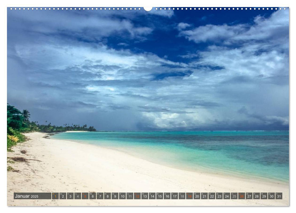 Samoa und Fidschi (CALVENDO Premium Wandkalender 2025)