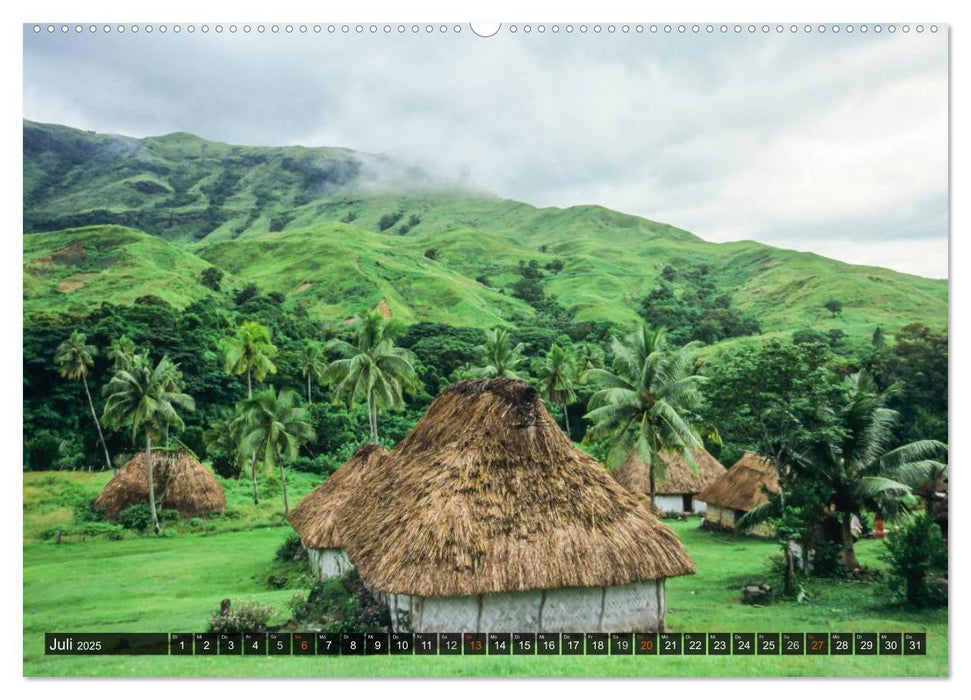 Samoa und Fidschi (CALVENDO Premium Wandkalender 2025)