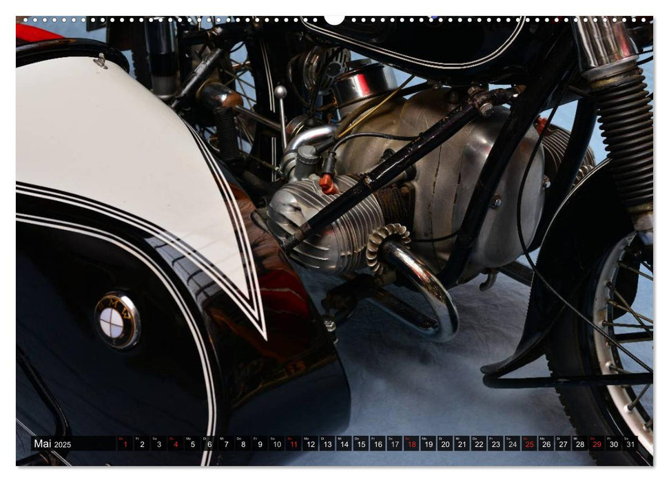 BMW R 51/3 Gespann (CALVENDO Premium Wandkalender 2025)