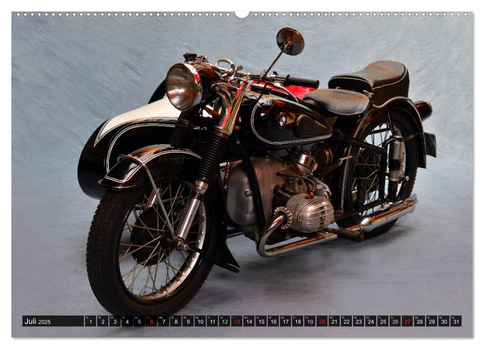 BMW R 51/3 Gespann (CALVENDO Premium Wandkalender 2025)