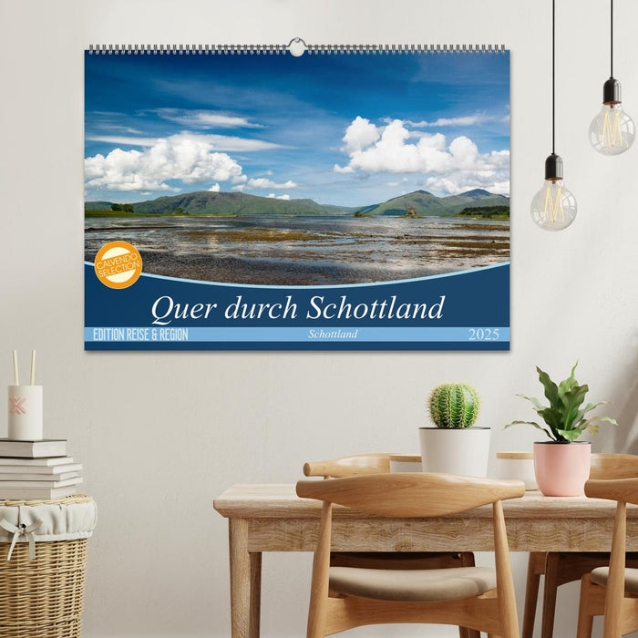 Quer durch Schottland (CALVENDO Wandkalender 2025)
