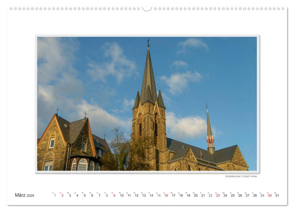 Emotionale Momente: Kirchen – lebenswerte Verbandsgemeinde. (CALVENDO Wandkalender 2025)