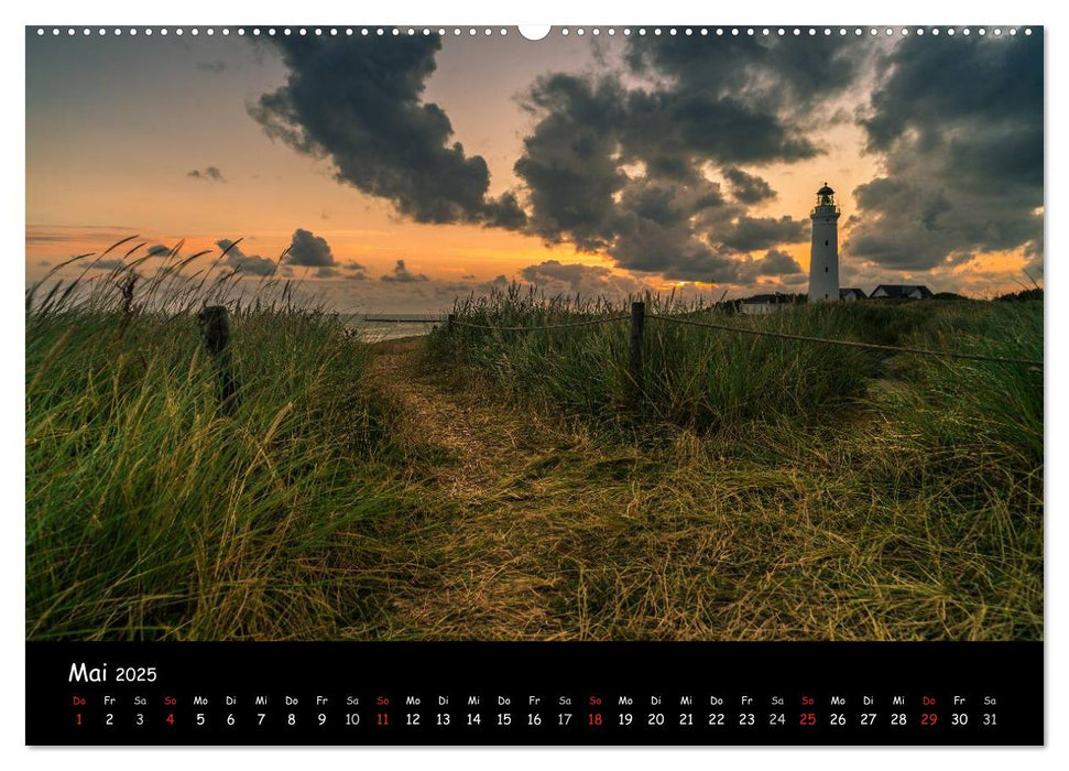 Unterwegs in Dänemark (CALVENDO Wandkalender 2025)