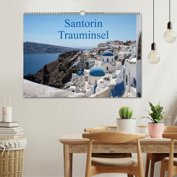 Santorin Trauminsel (CALVENDO Wandkalender 2025)