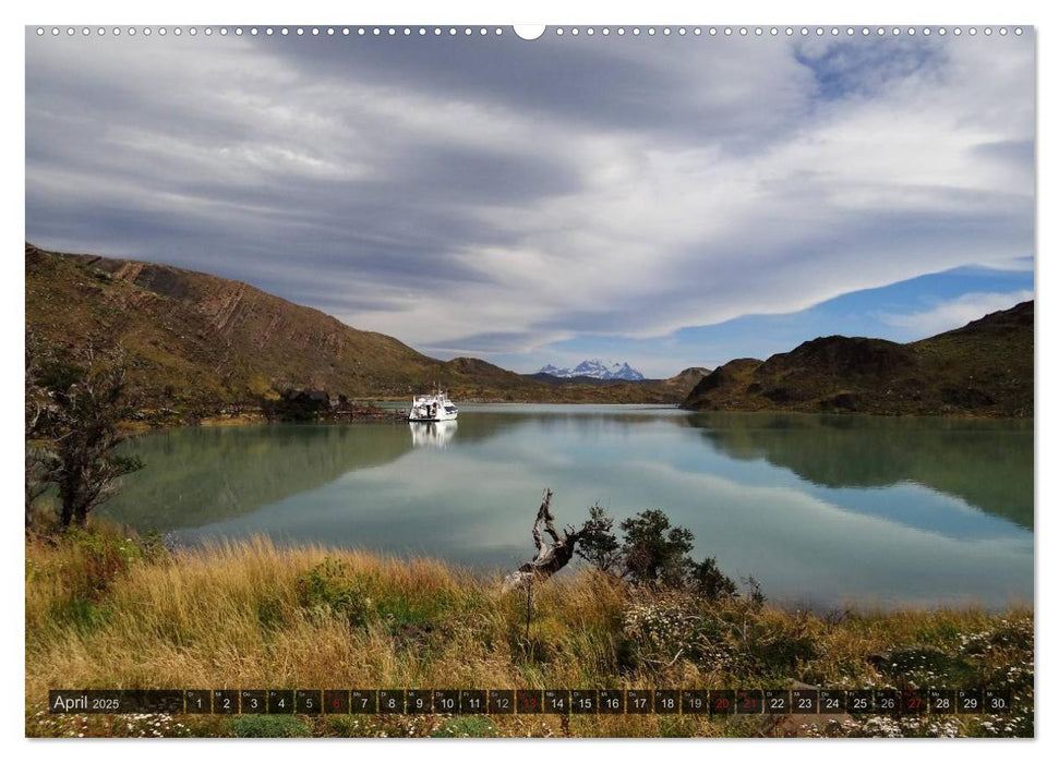 Argentinien und Chile - vom Regenwald bis Feuerland (CALVENDO Wandkalender 2025)