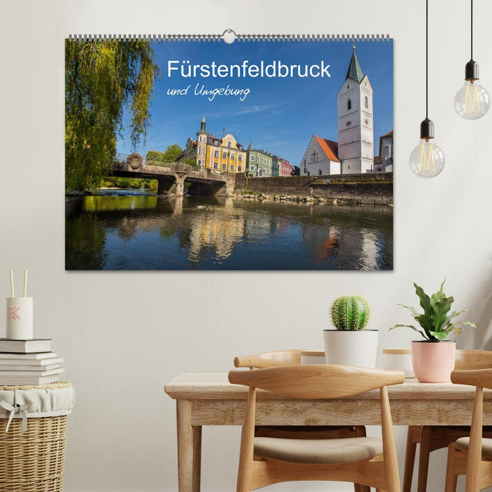 Fürstenfeldbruck und Umgebung (CALVENDO Wandkalender 2025)
