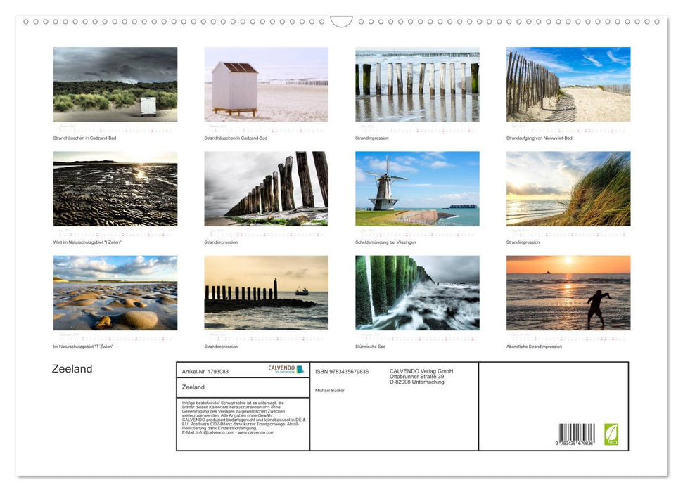 Zeeland (CALVENDO Wandkalender 2025)