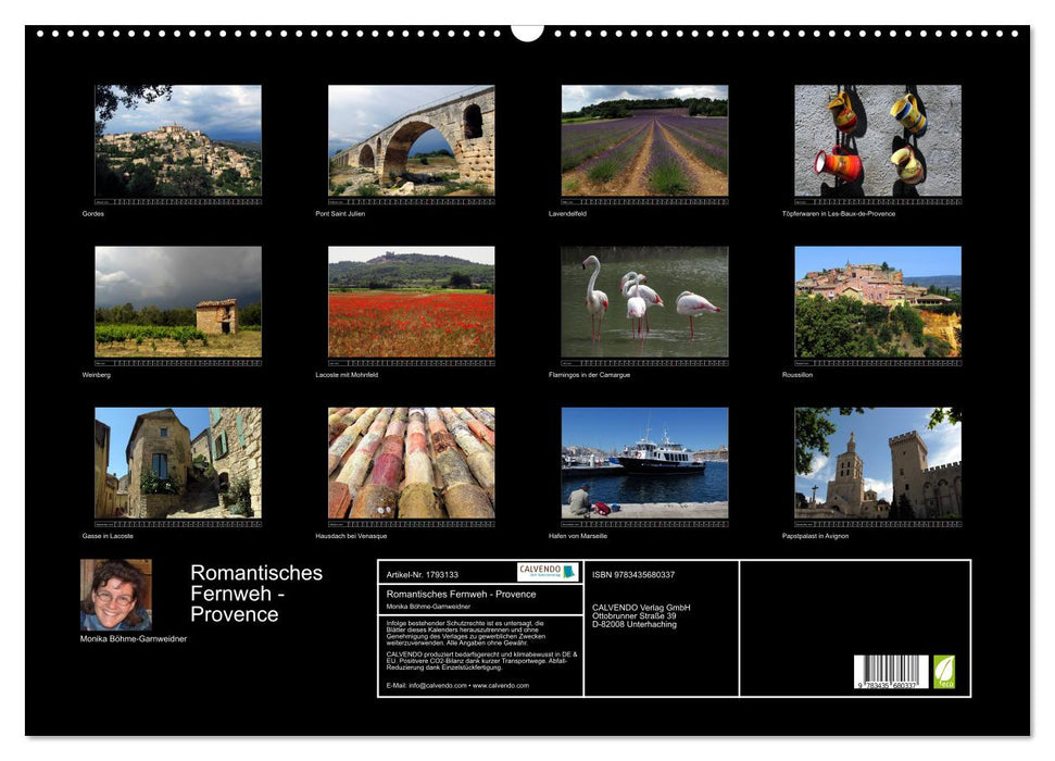 Romantisches Fernweh - Provence (CALVENDO Wandkalender 2025)