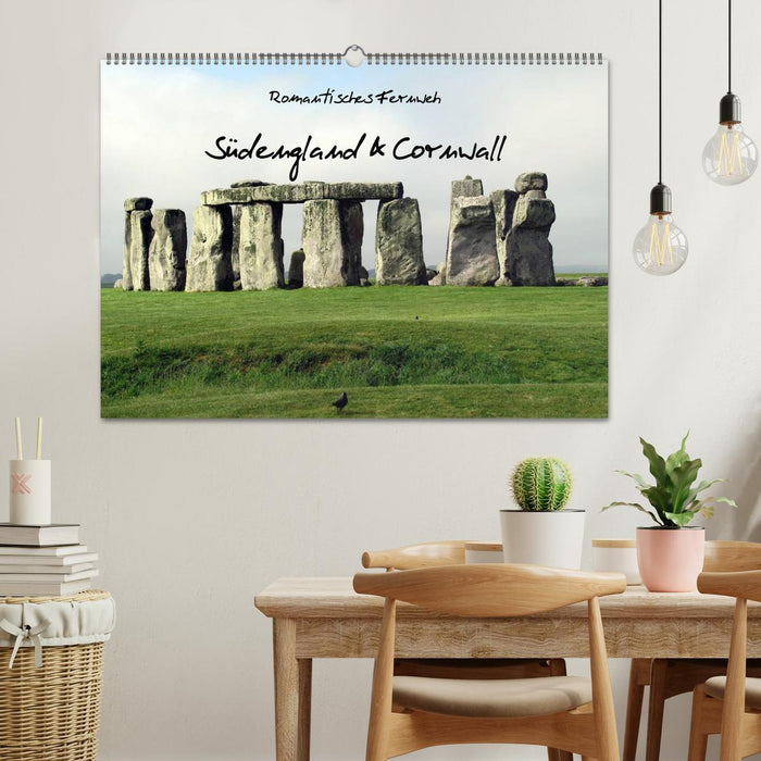 Romantisches Fernweh - Südengland & Cornwall 2025 (CALVENDO Wandkalender 2025)