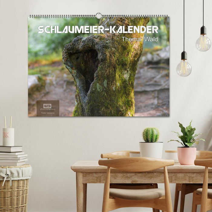 Schlaumeier-Kalender - Thema: Wald (CALVENDO Wandkalender 2025)