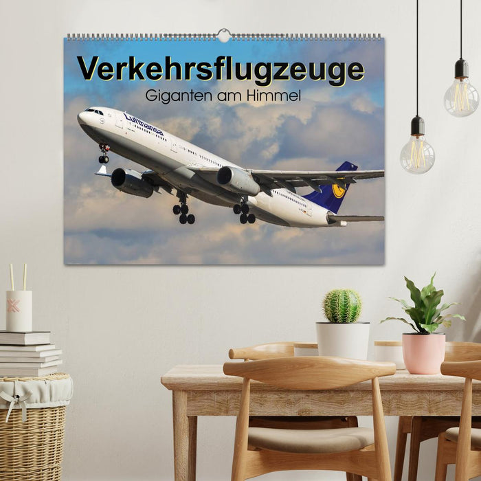 Verkehrsflugzeuge (CALVENDO Wandkalender 2025)