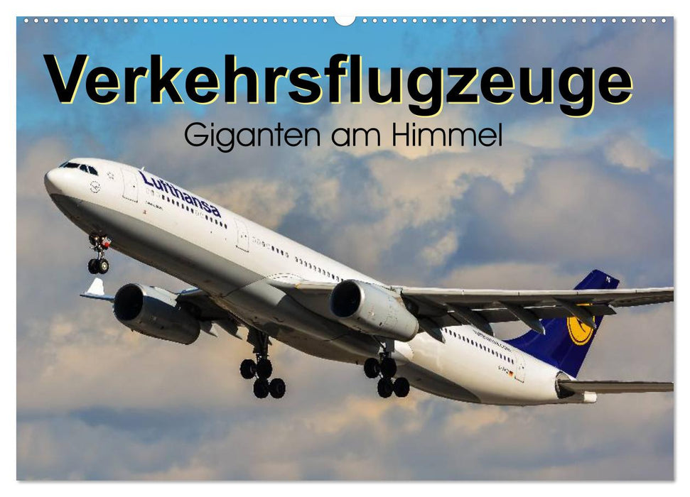 Verkehrsflugzeuge (CALVENDO Wandkalender 2025)