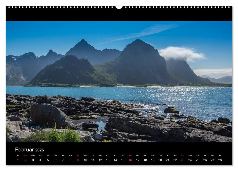 Sommer auf den Lofoten (CALVENDO Premium Wandkalender 2025)