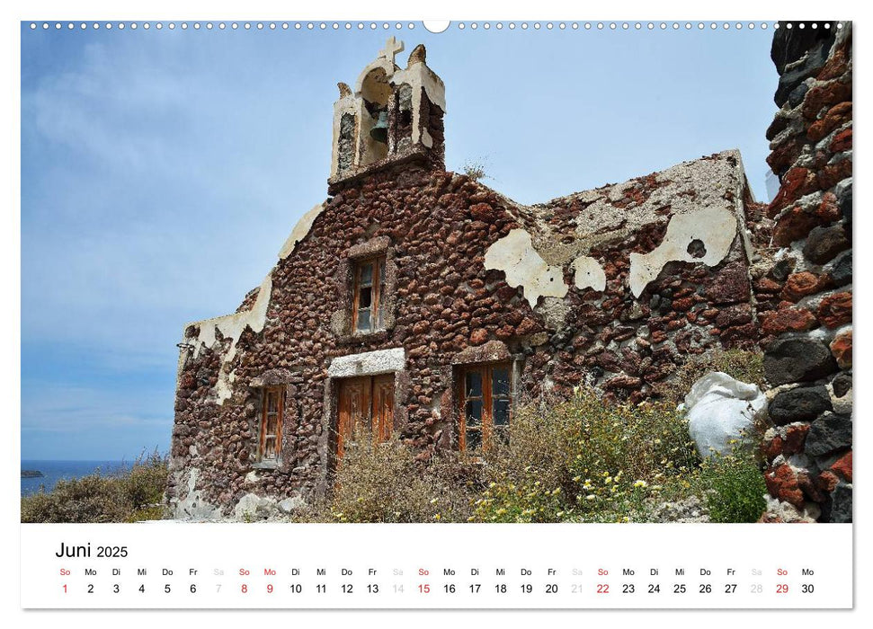 Kirchen und Klöster Griechenlands (CALVENDO Wandkalender 2025)