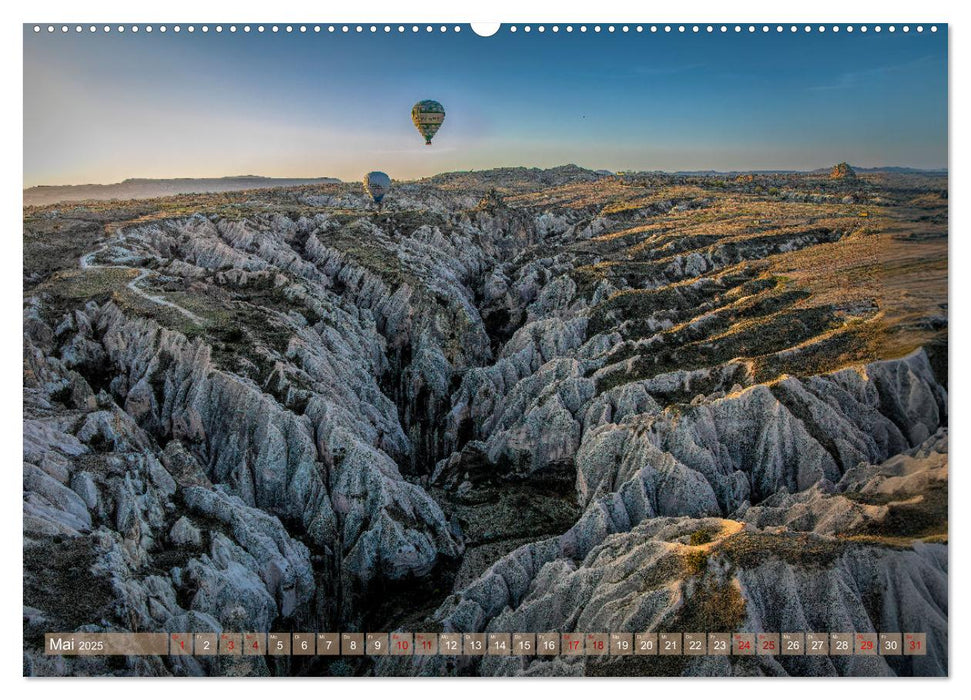 Heißluftballons Die sanften Riesen (CALVENDO Wandkalender 2025)