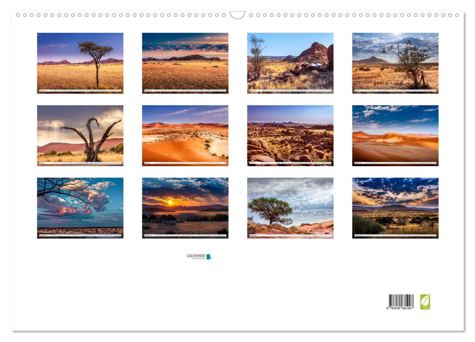 Namibia - Farben und Licht (CALVENDO Wandkalender 2025)