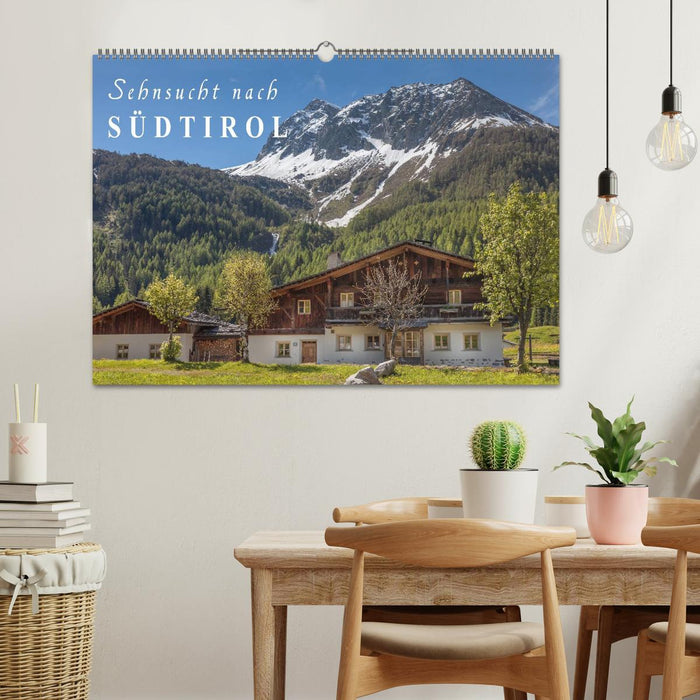 Sehnsucht nach Südtirol (CALVENDO Wandkalender 2025)