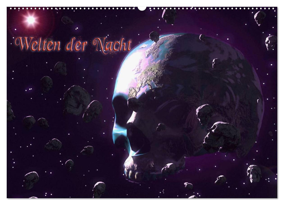 Welten der Nacht – Gothic und Dark Art (CALVENDO Wandkalender 2025)