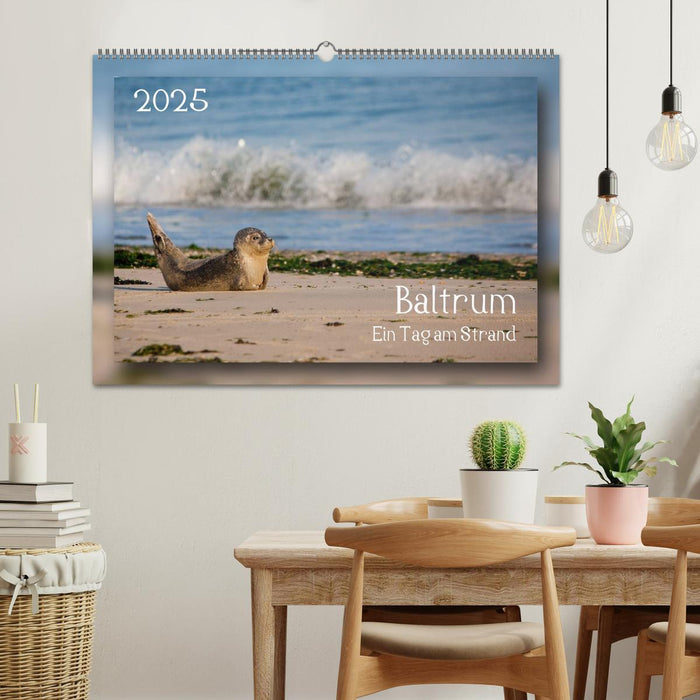 Baltrum - Ein Tag am Strand (CALVENDO Wandkalender 2025)