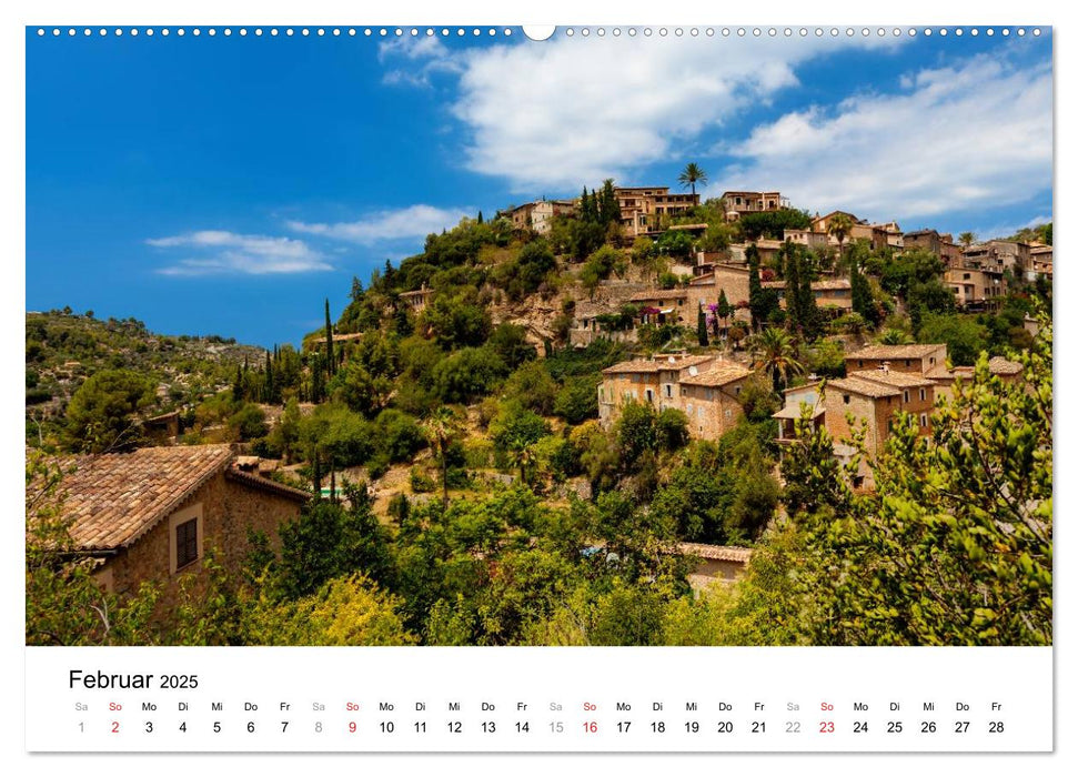 Mallorca - Trauminsel des Südens (CALVENDO Wandkalender 2025)