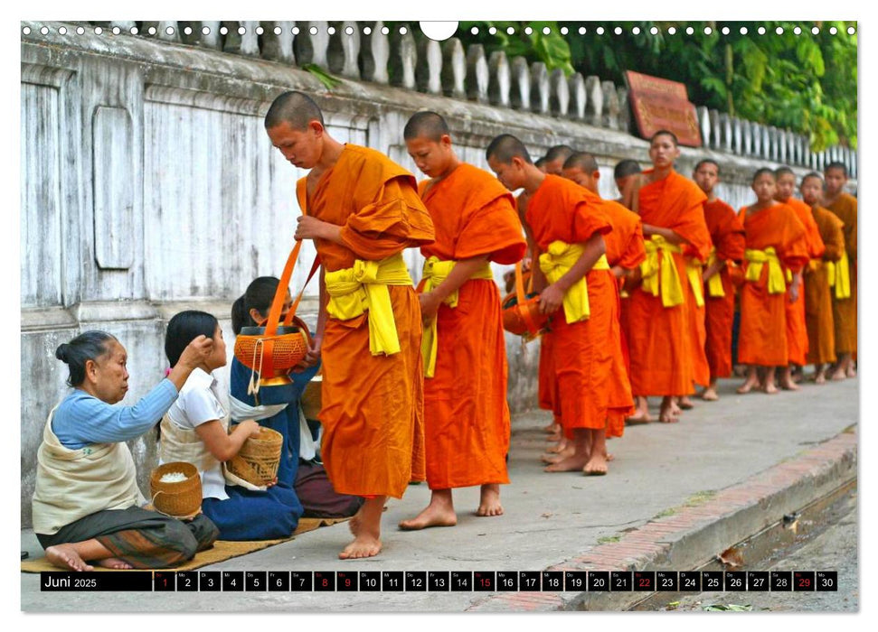 Volksrepublik Laos (CALVENDO Wandkalender 2025)