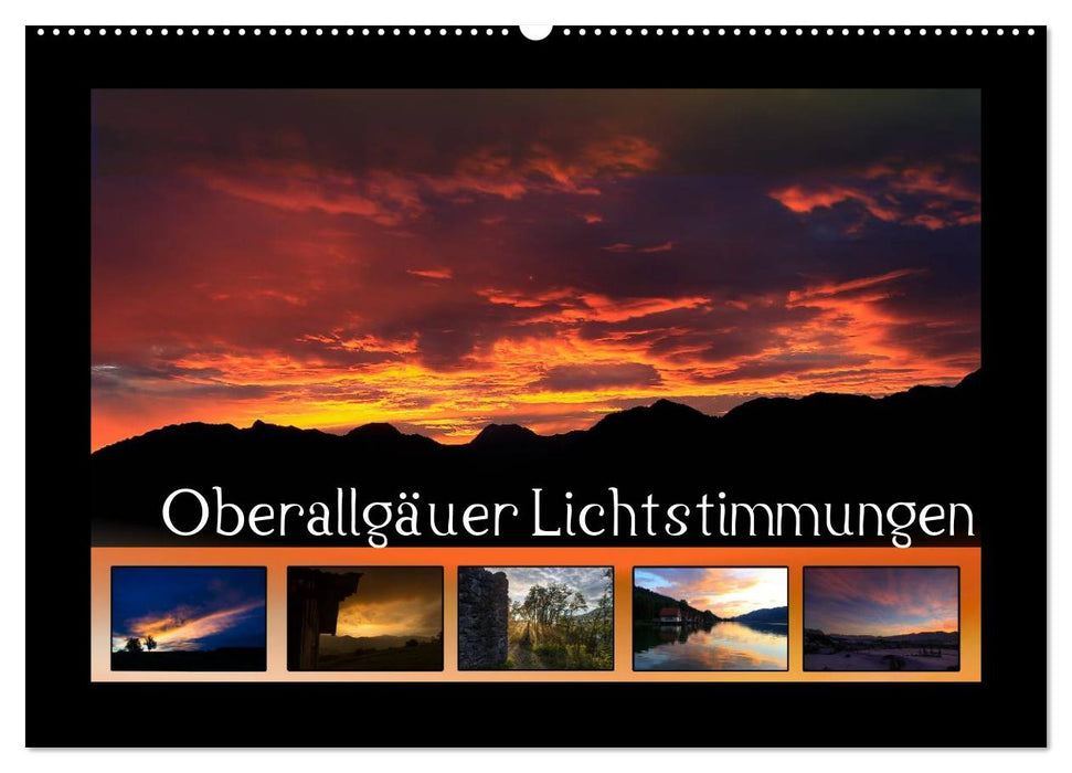 Oberallgäuer Lichtstimmungen (CALVENDO Wandkalender 2025)