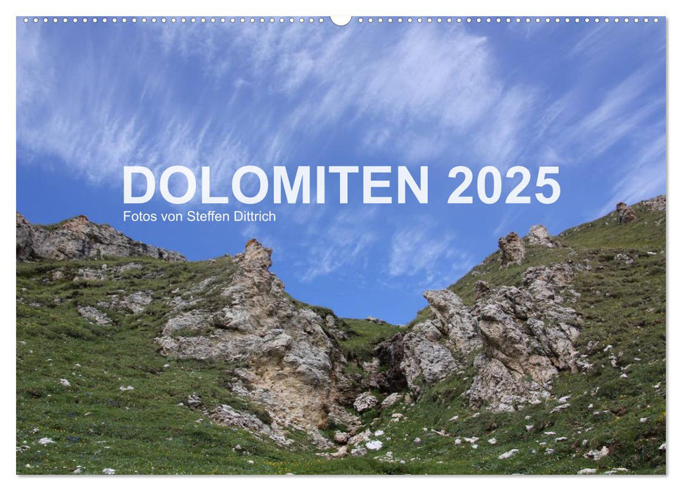 DOLOMITEN 2025 (CALVENDO Wandkalender 2025)