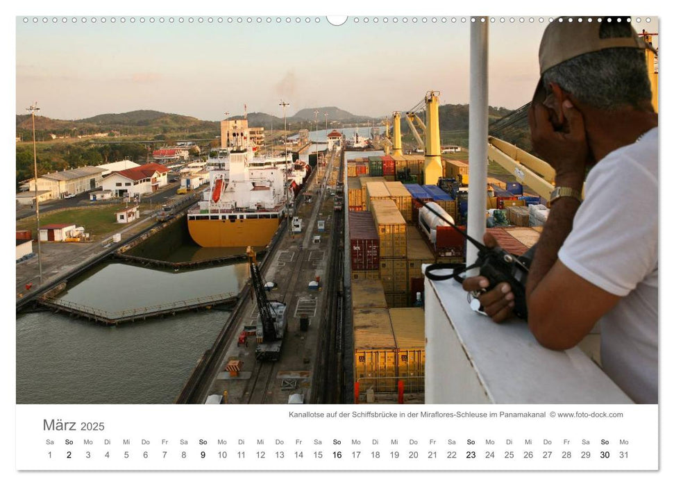 Faszination Schifffahrt – An Bord um die Welt (CALVENDO Premium Wandkalender 2025)