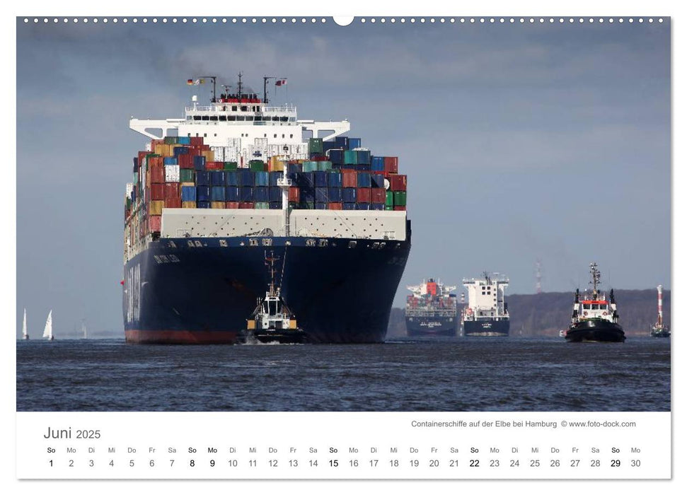 Faszination Schifffahrt – An Bord um die Welt (CALVENDO Premium Wandkalender 2025)