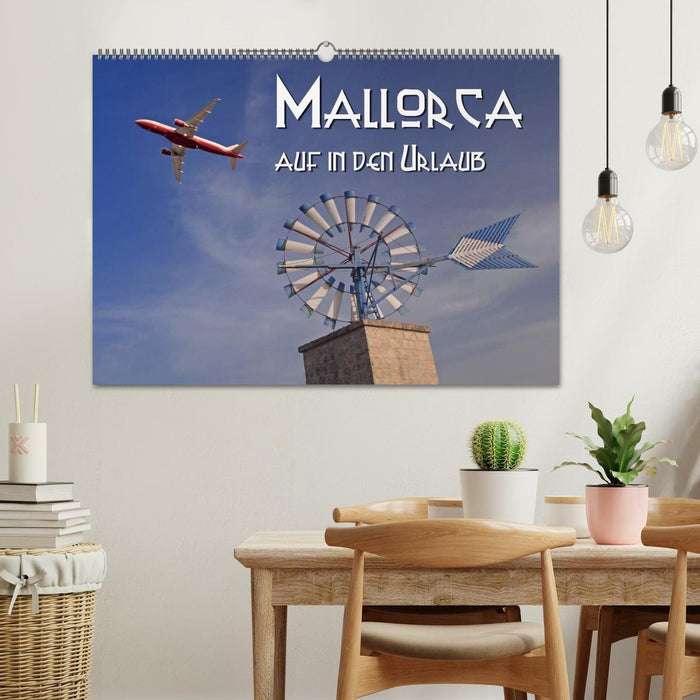 Mallorca - auf in den Urlaub (CALVENDO Wandkalender 2025)