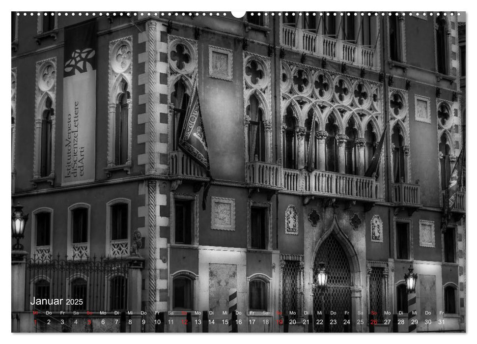 Venedig - Licht und Schatten (CALVENDO Wandkalender 2025)