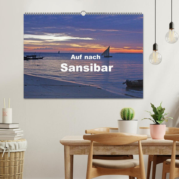 Auf nach Sansibar (CALVENDO Wandkalender 2025)