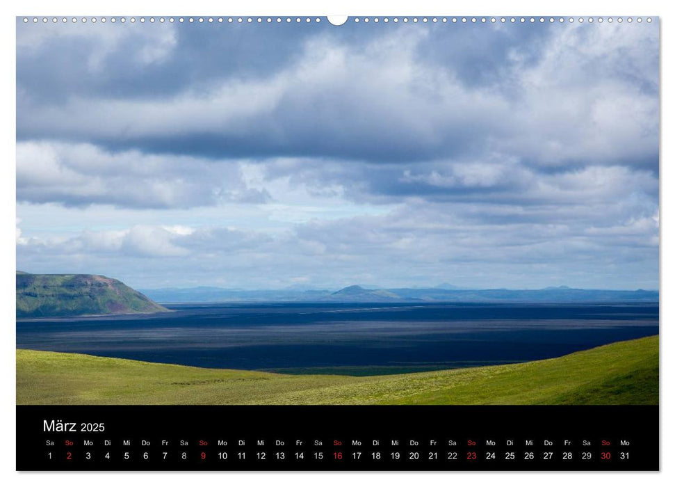 Island - Landschaft und Natur (CALVENDO Wandkalender 2025)