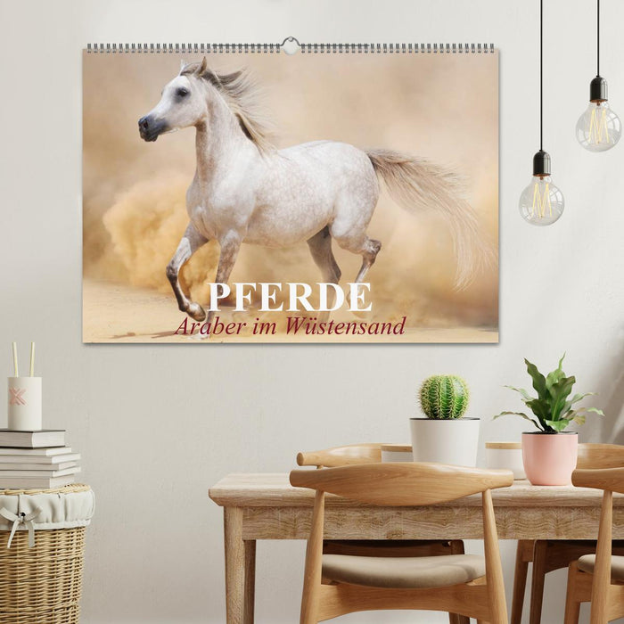Pferde • Araber im Wüstensand (CALVENDO Wandkalender 2025)