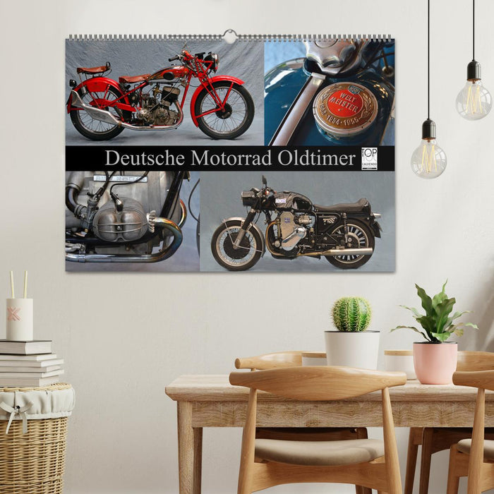 Deutsche Motorrad Oldtimer (CALVENDO Wandkalender 2025)