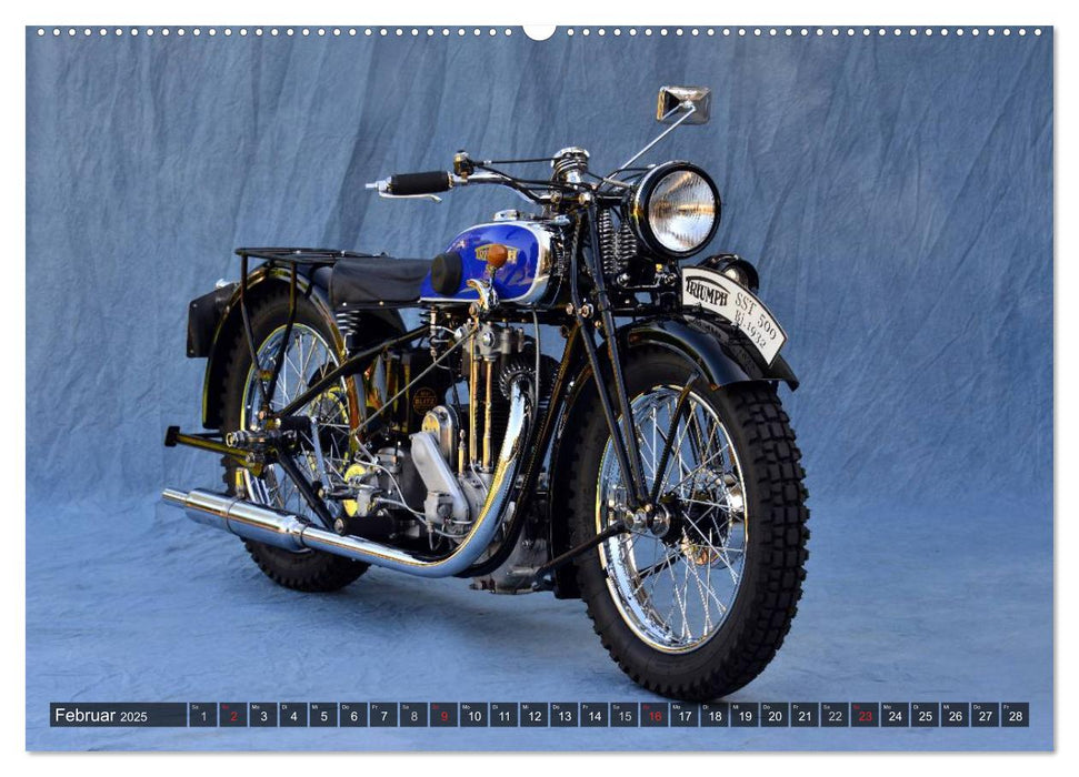 Deutsche Motorrad Oldtimer (CALVENDO Wandkalender 2025)