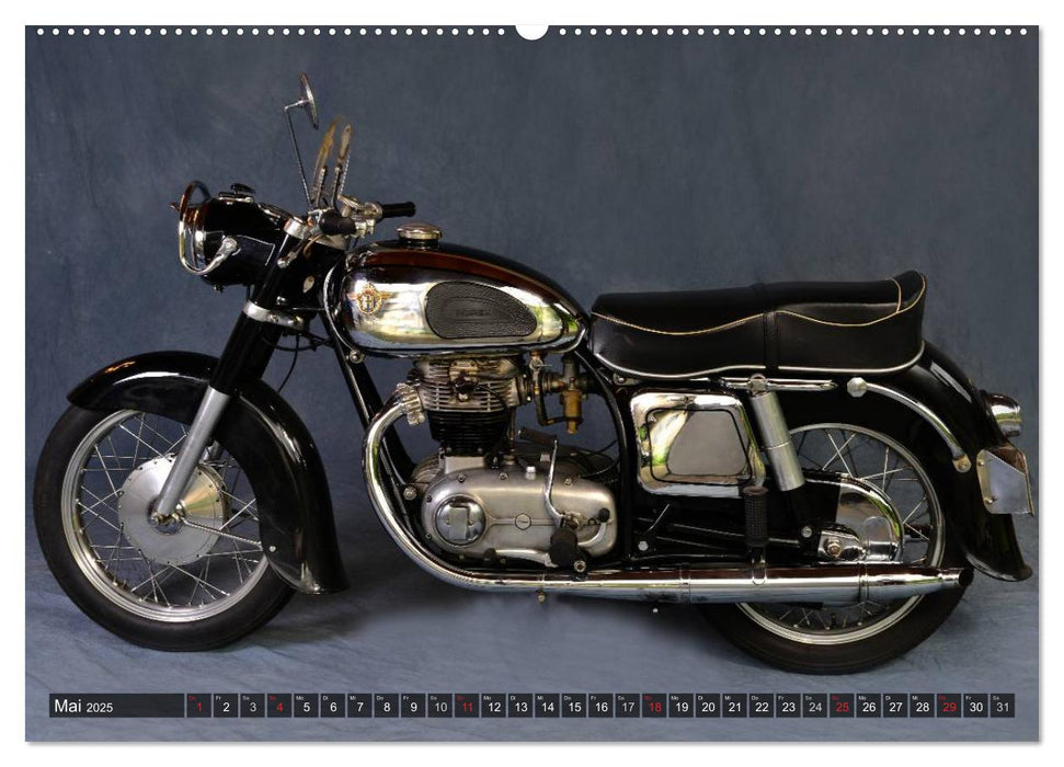 Deutsche Motorrad Oldtimer (CALVENDO Wandkalender 2025)