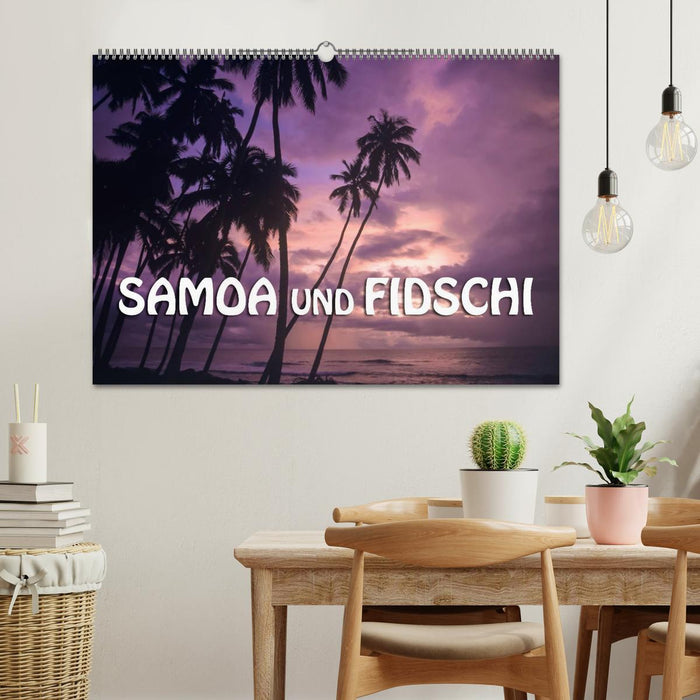 Samoa und Fidschi (CALVENDO Wandkalender 2025)