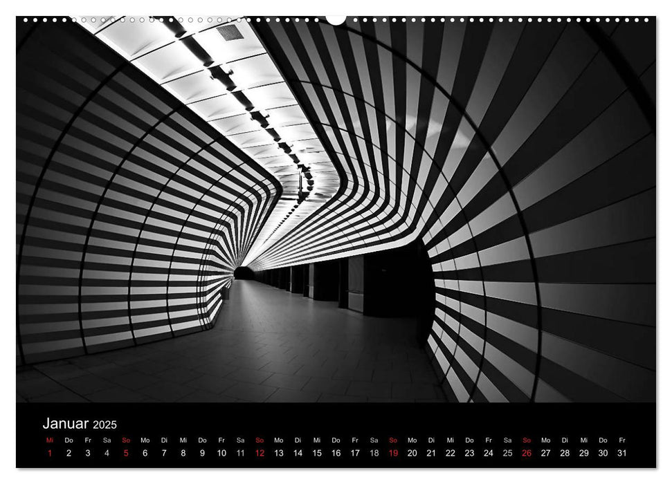 Black-Schwarz-Noir 2025 (CALVENDO Premium Wandkalender 2025)