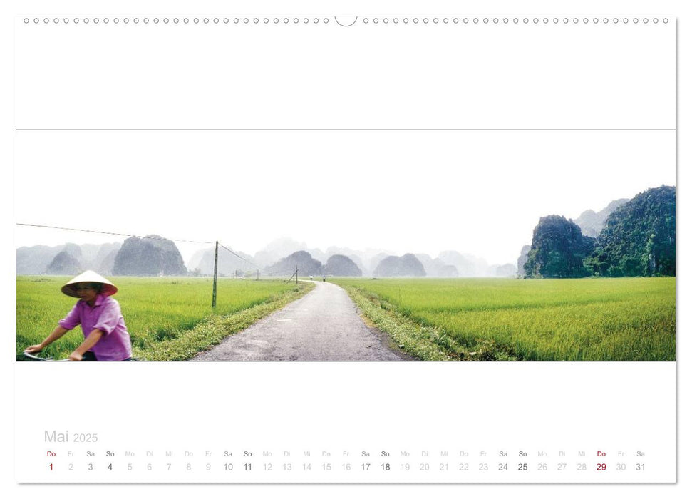 Vietnam Panorama (CALVENDO Premium Wandkalender 2025)