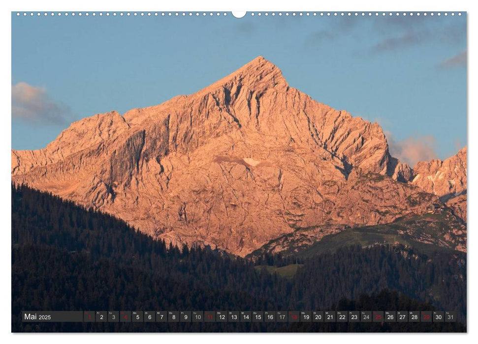 Rund um die Zugspitze (CALVENDO Premium Wandkalender 2025)