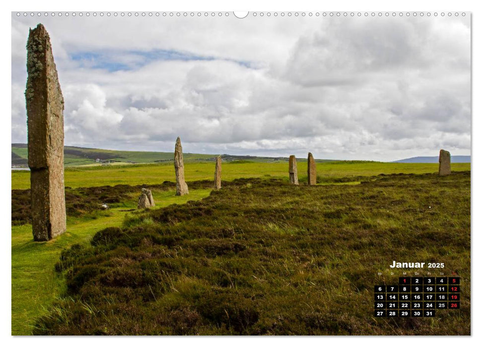 Die Orkneys - Schottlands nördliche Inseln (CALVENDO Wandkalender 2025)