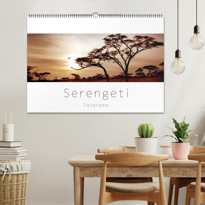 Serengeti Panorama (CALVENDO Wandkalender 2025)