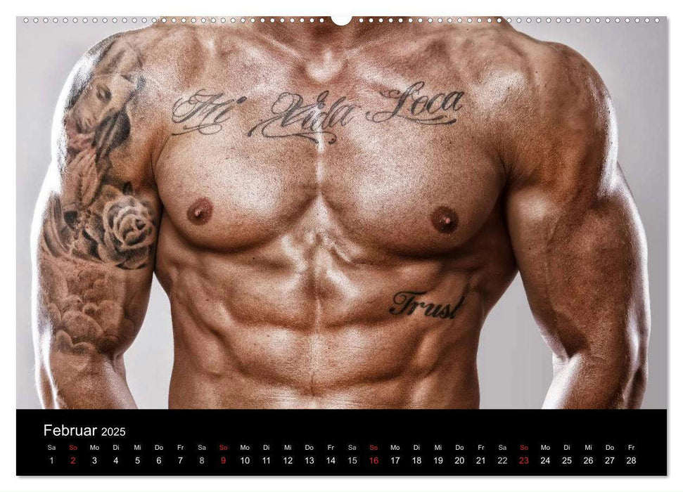 Männer - Erotische Gladiatoren (CALVENDO Premium Wandkalender 2025)