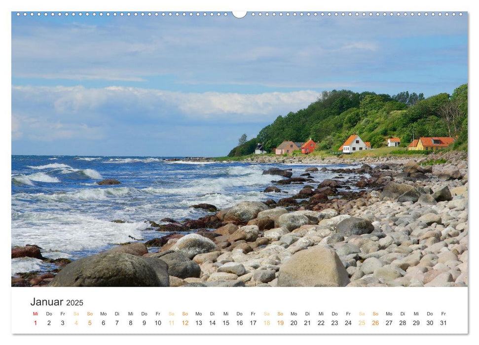 Bornholm Pur (CALVENDO Premium Wandkalender 2025)