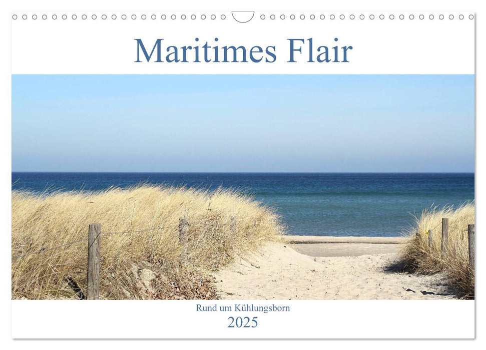 Maritimes Flair - Rund um Kühlungsborn (CALVENDO Wandkalender 2025)